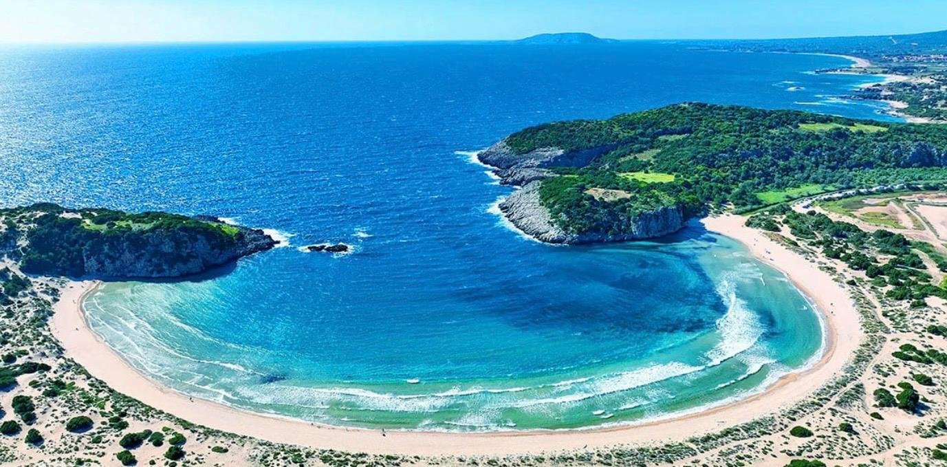 Voidokilia-Bucht, griechische Küste